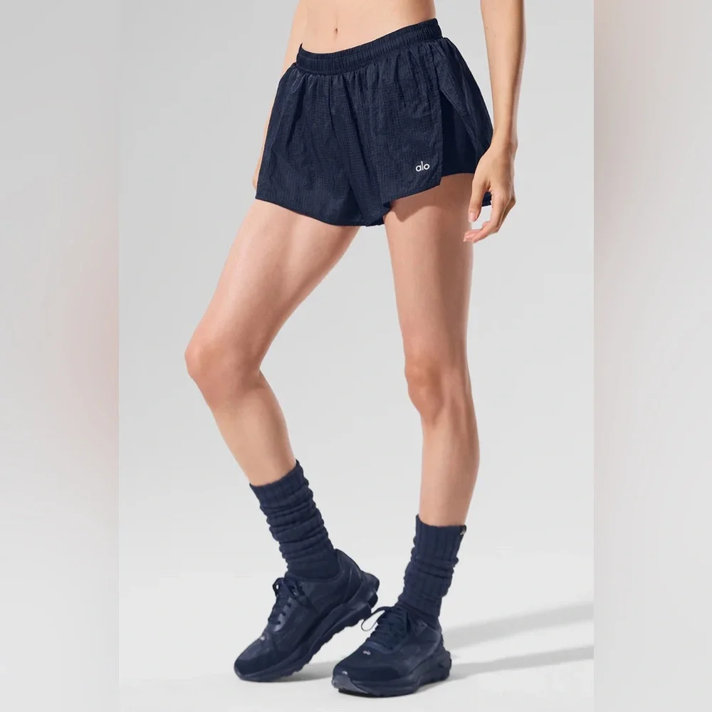 Alo Yoga Game Time Short Navy M